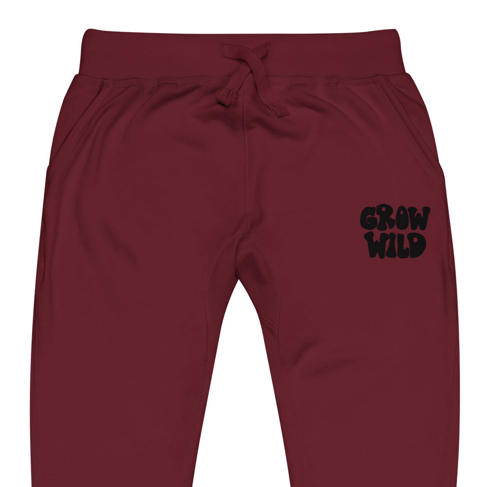 grow wild fleece sweatpants