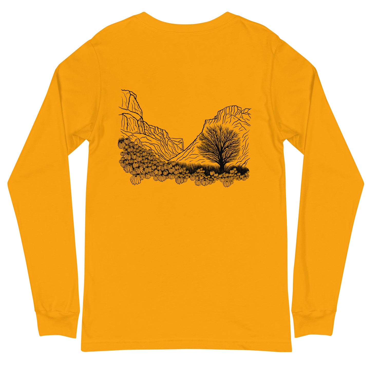 diablo canyon long sleeve t-shirt (design on back)