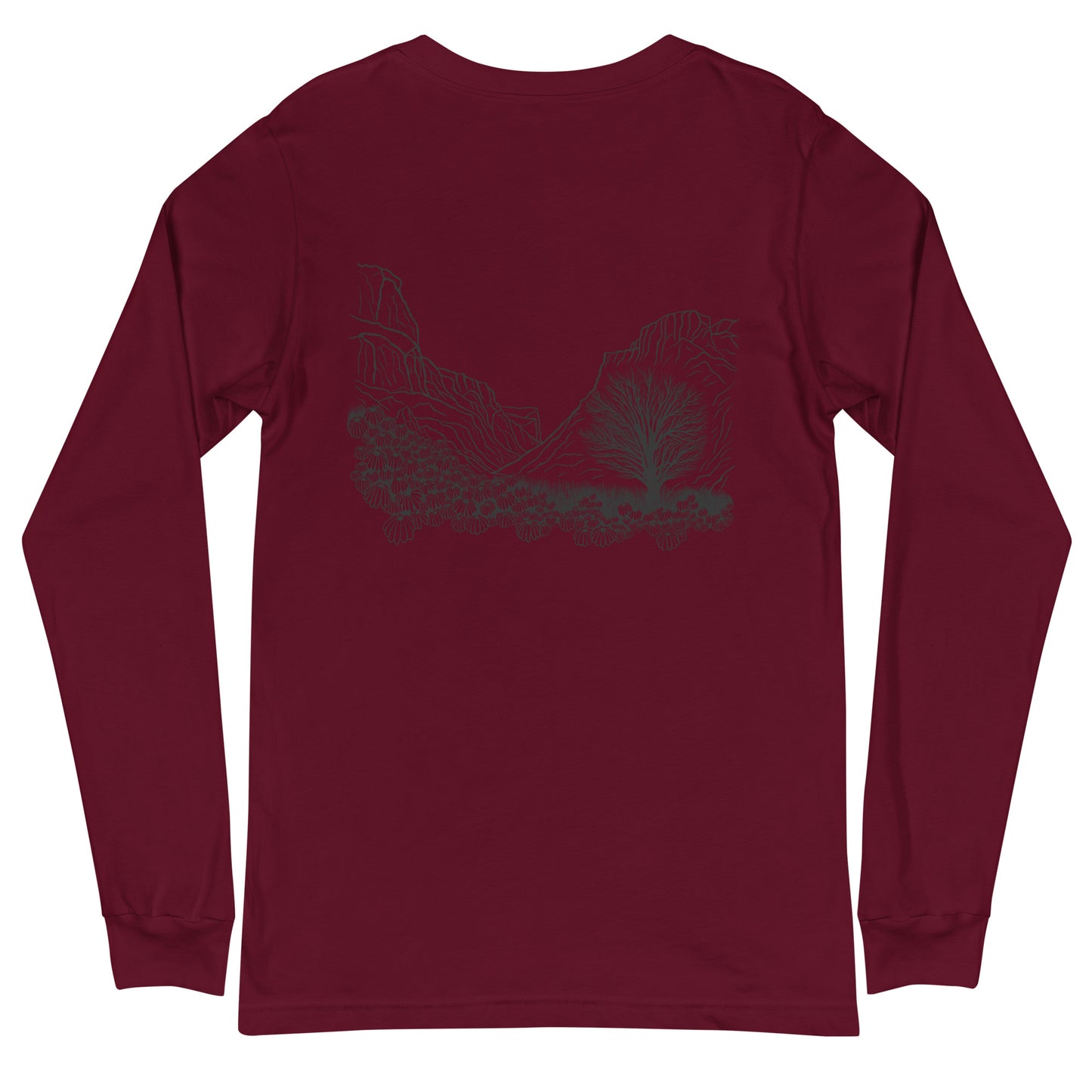 diablo canyon long sleeve t-shirt (design on back)