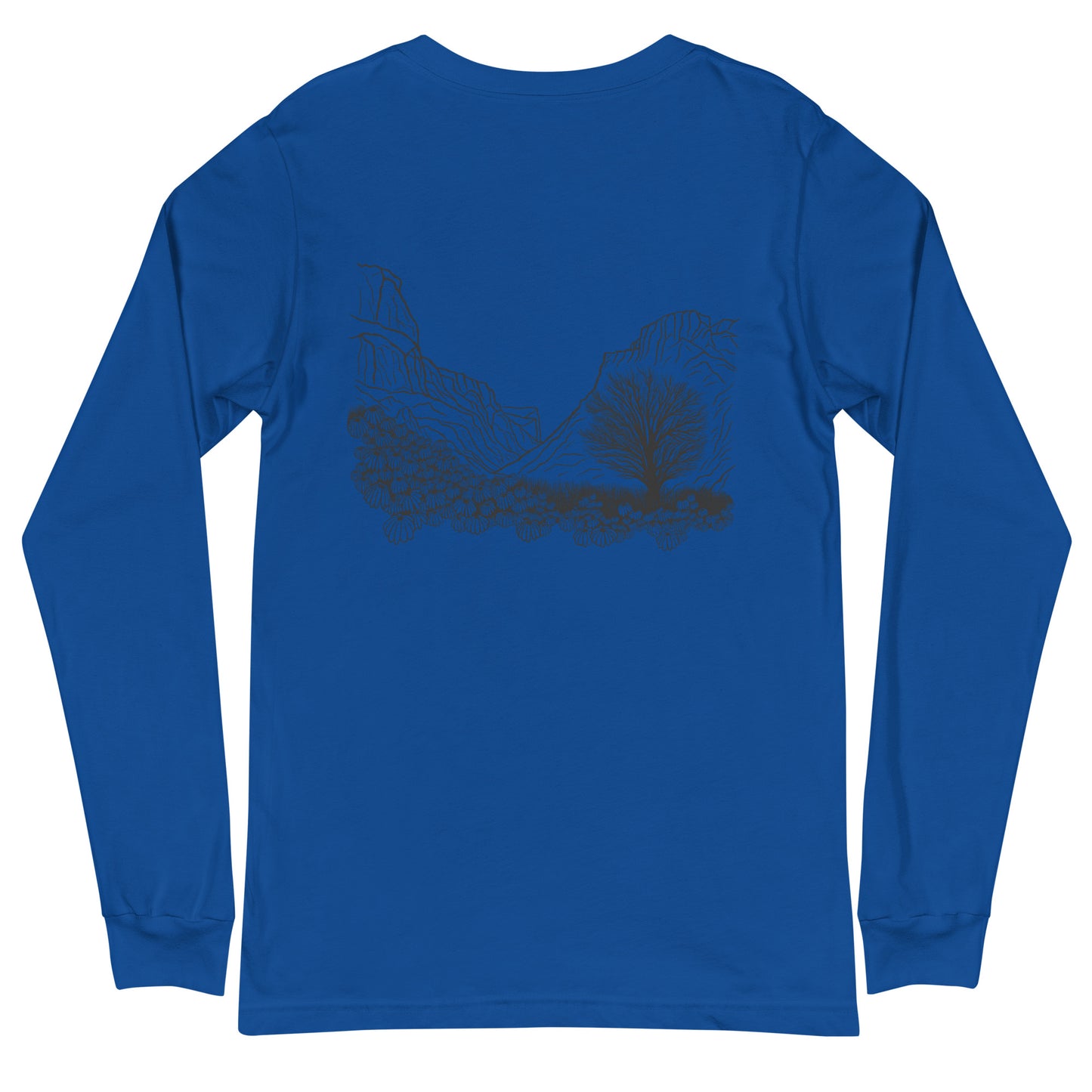diablo canyon long sleeve t-shirt (design on back)