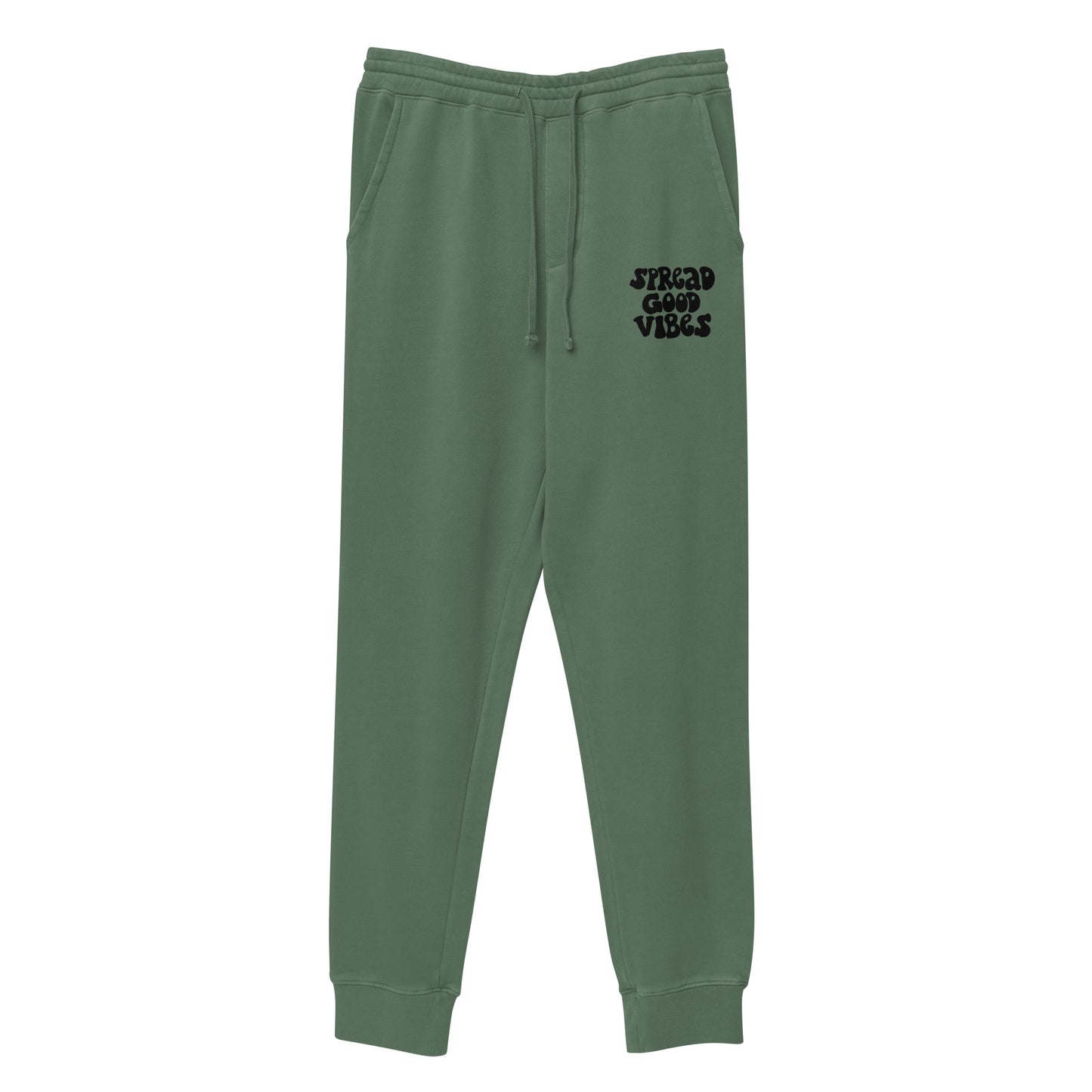 spread good vibes unisex pigment-dyed sweatpants