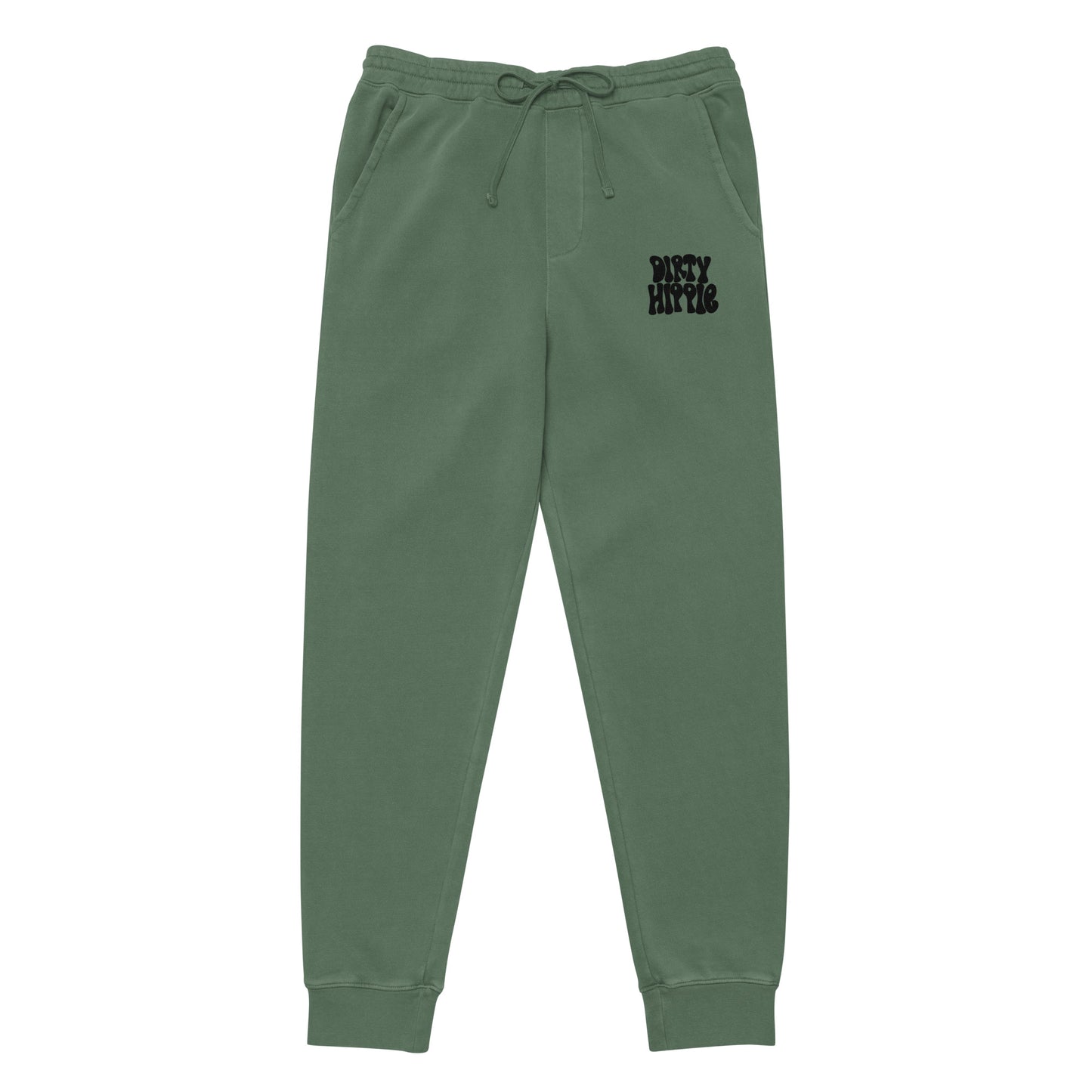 dirty hippie pigment-dyed sweatpants