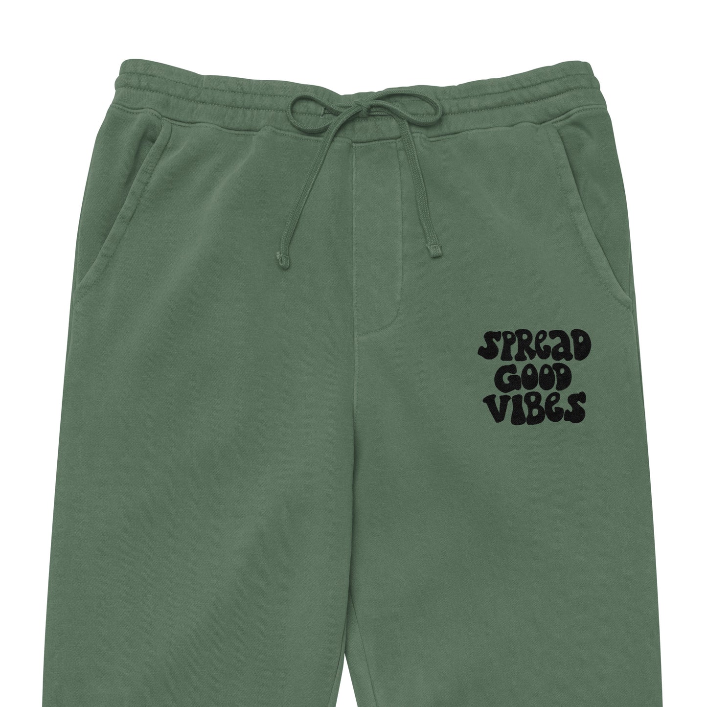 spread good vibes unisex pigment-dyed sweatpants