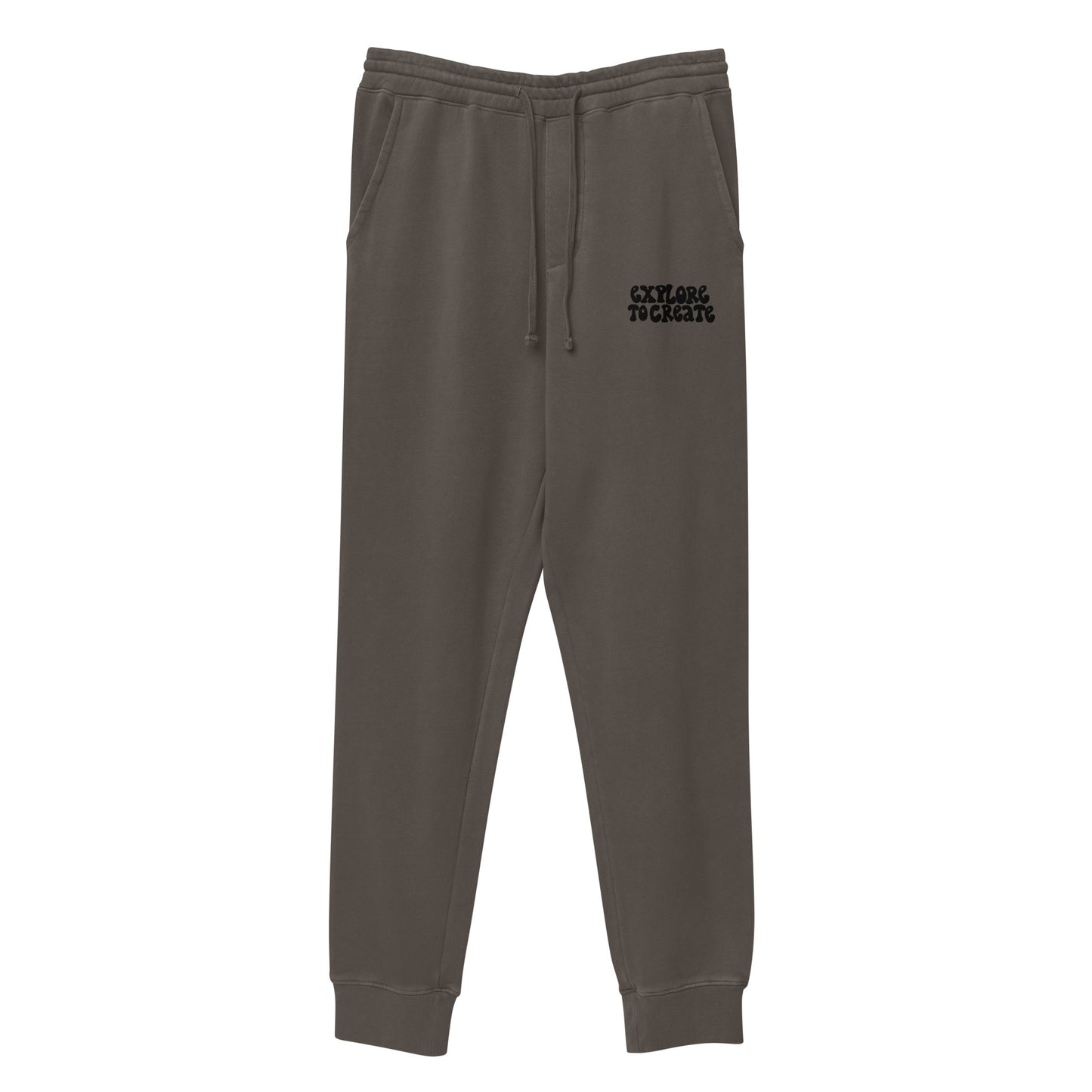 explore to create unisex pigment-dyed sweatpants