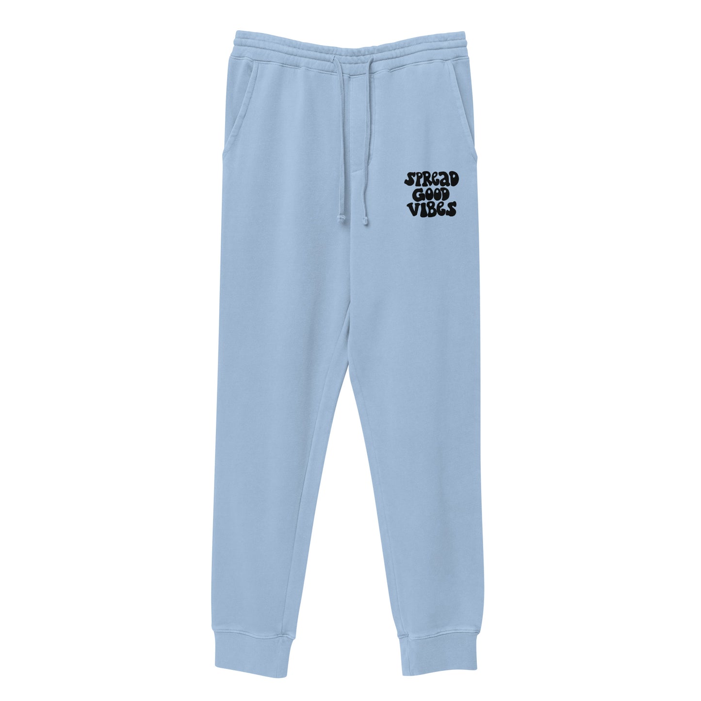 spread good vibes unisex pigment-dyed sweatpants