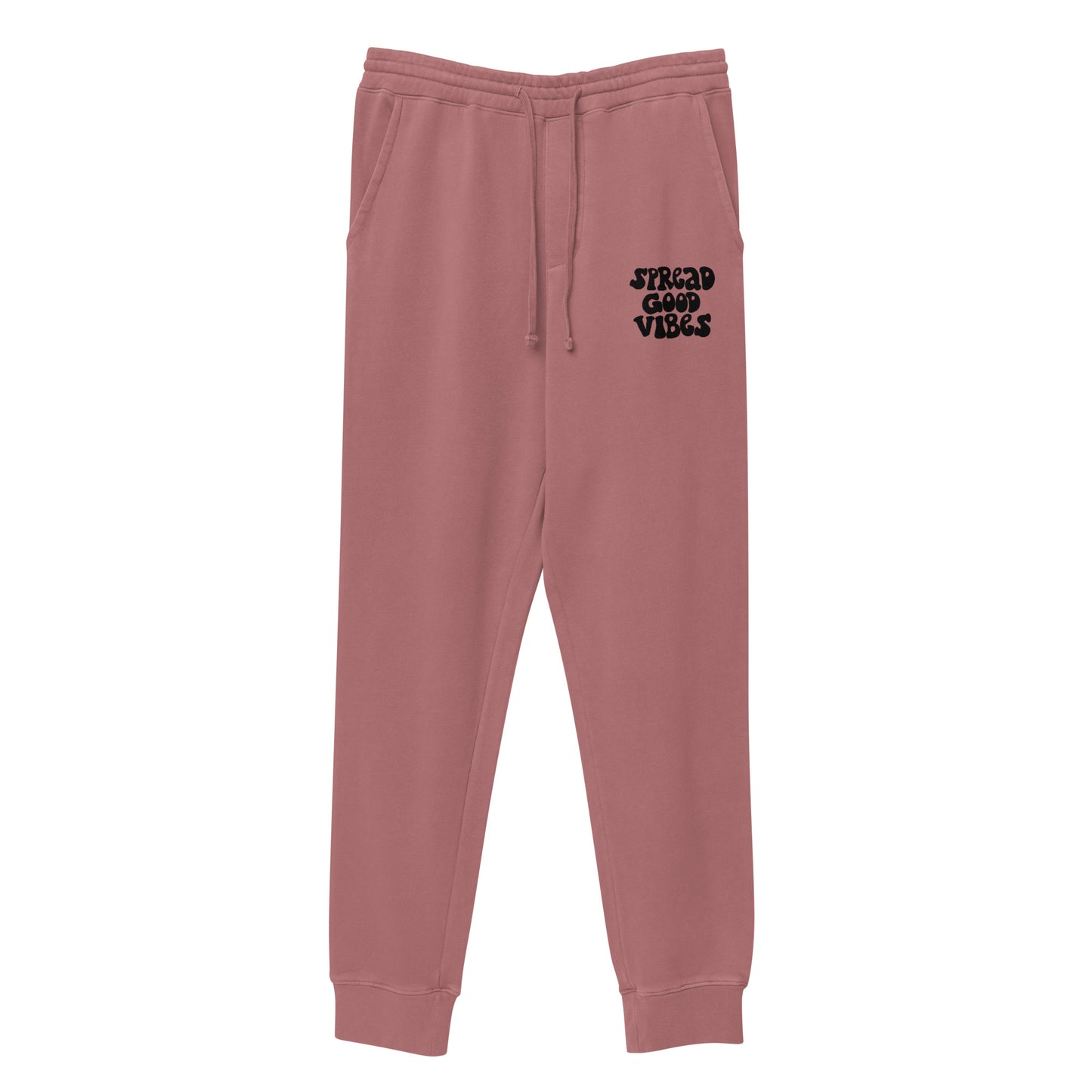 spread good vibes unisex pigment-dyed sweatpants