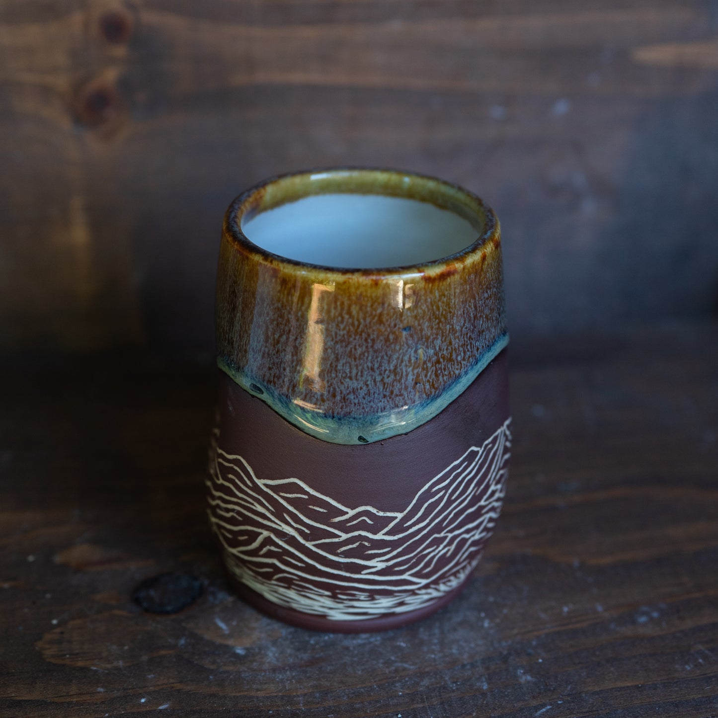 mountain range thumb cup