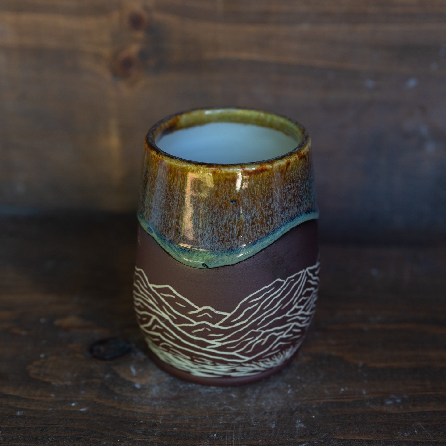 mountain range thumb cup