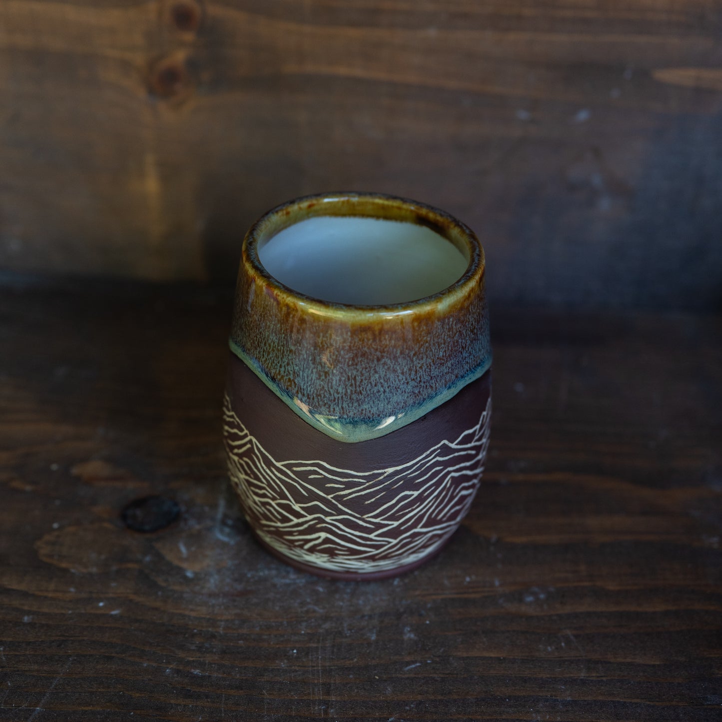 mountain range thumb cup