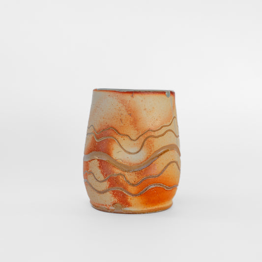 soda-fired short thumb tumbler