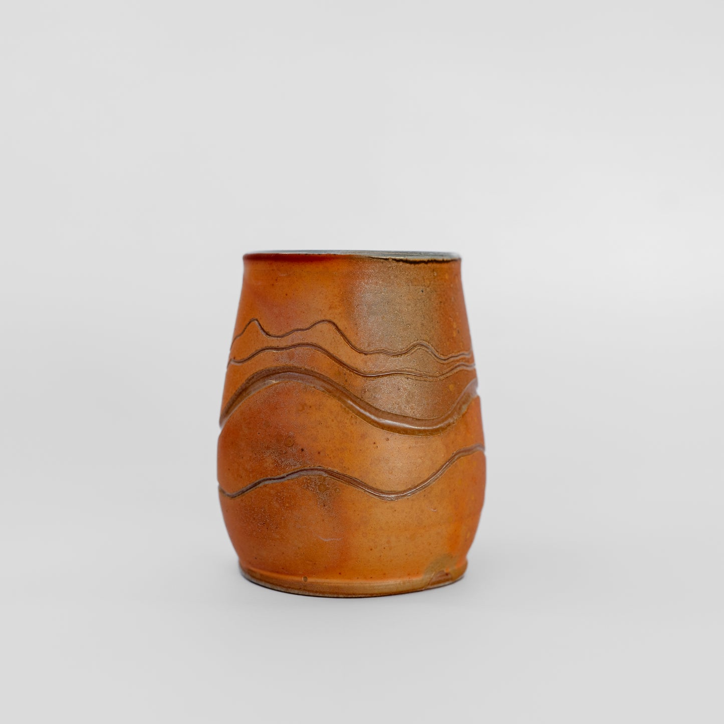soda-fired short thumb tumbler