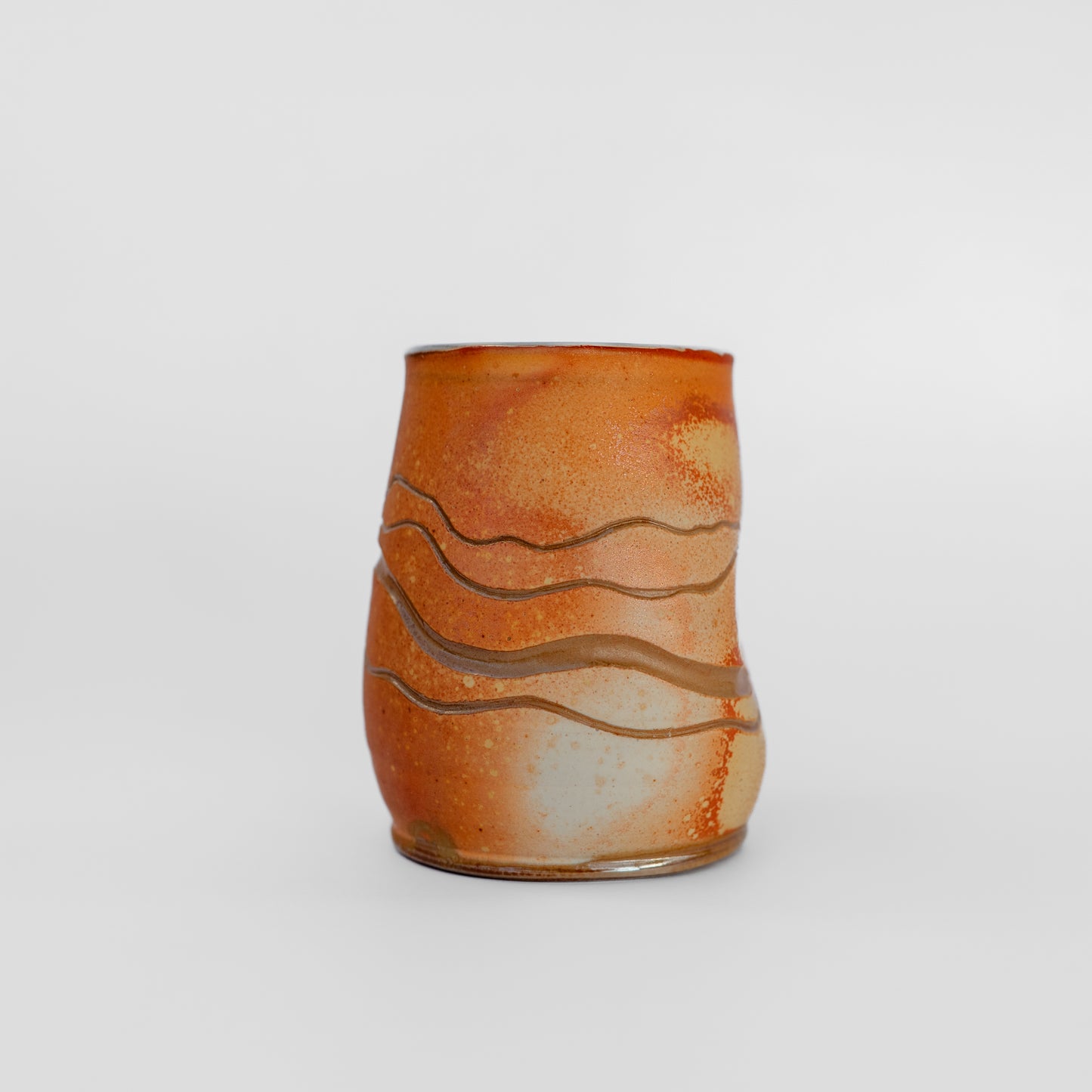 soda-fired short thumb tumbler