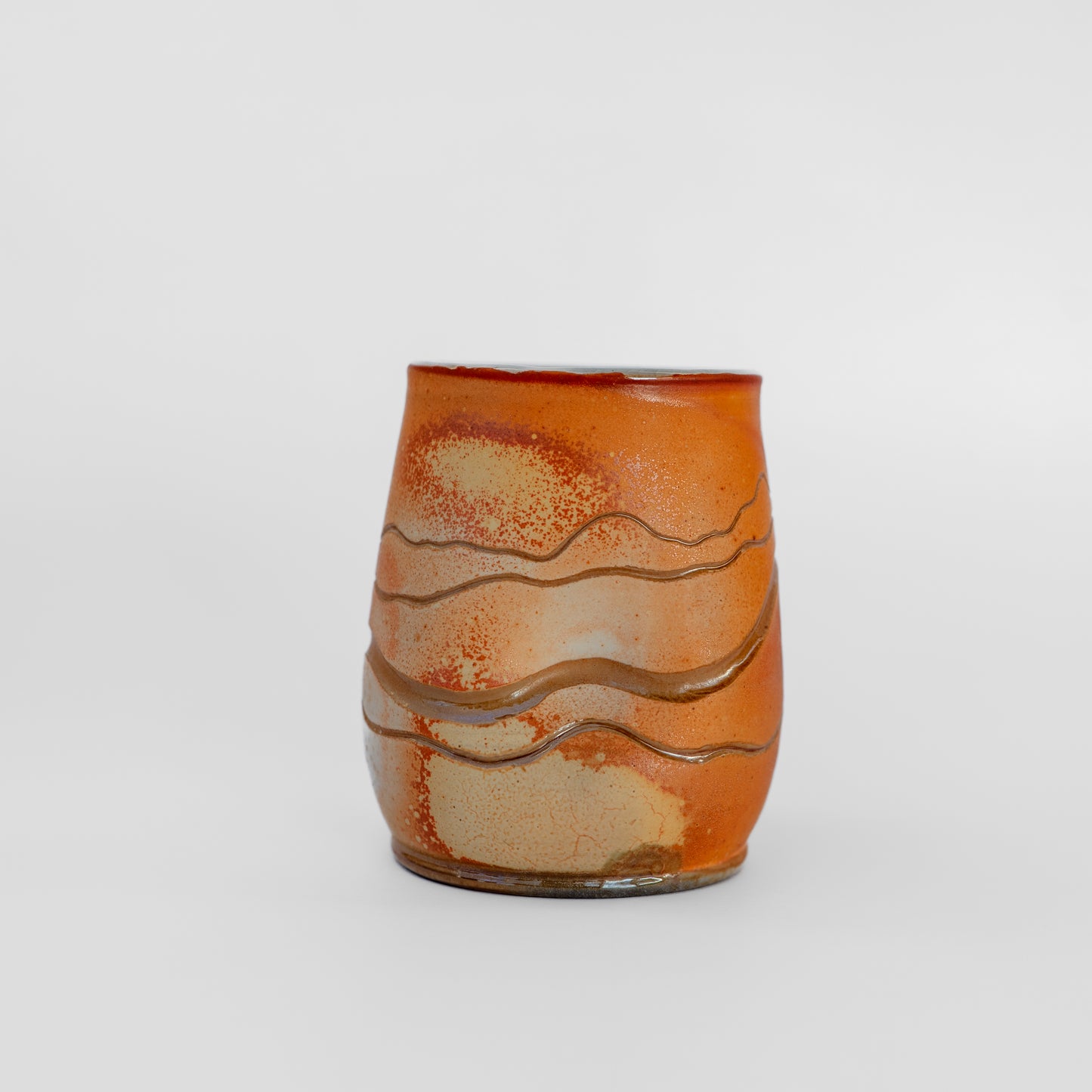 soda-fired short thumb tumbler