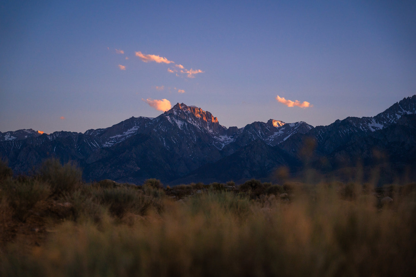 last light in eastern sierra