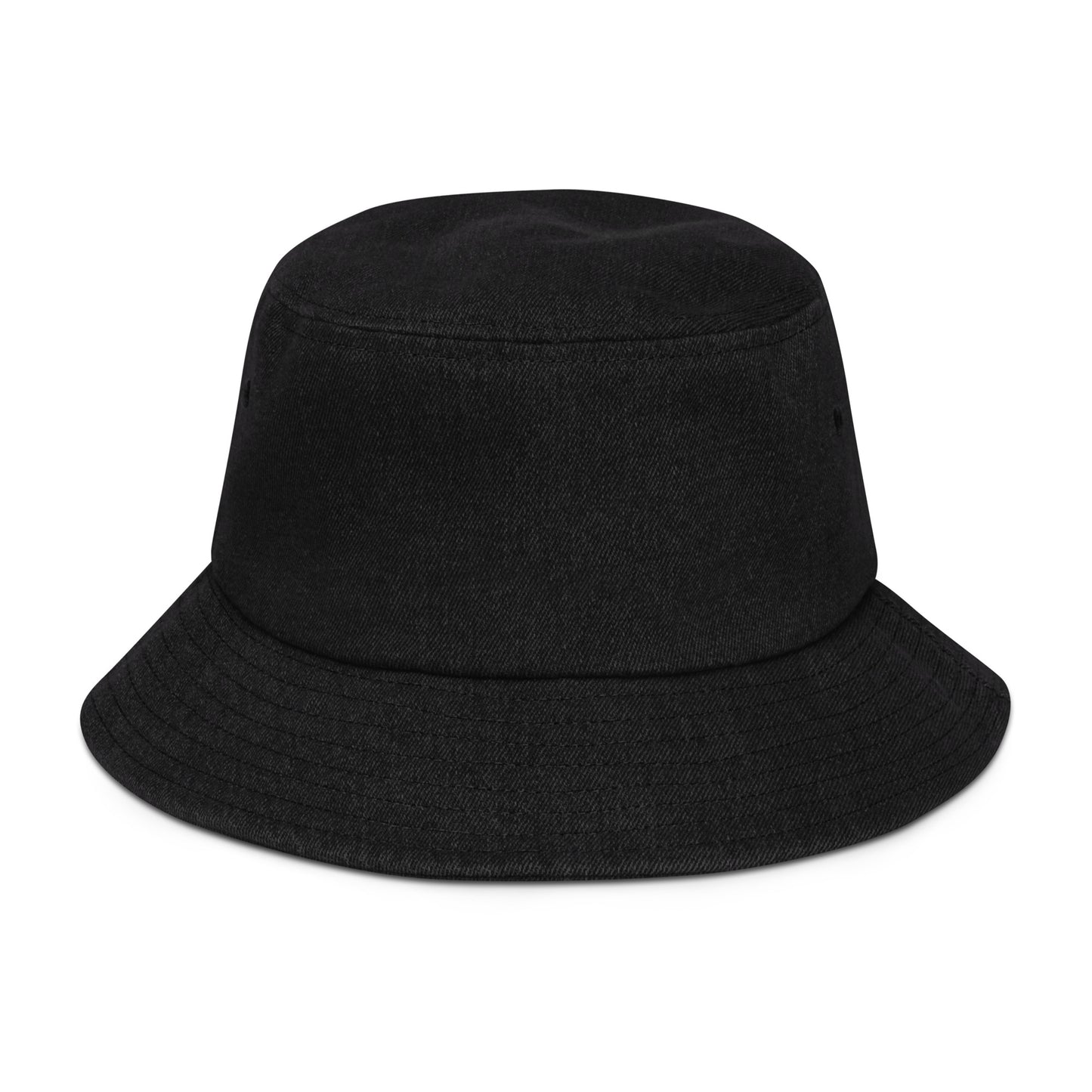 I refuse to hide my phases denim bucket hat