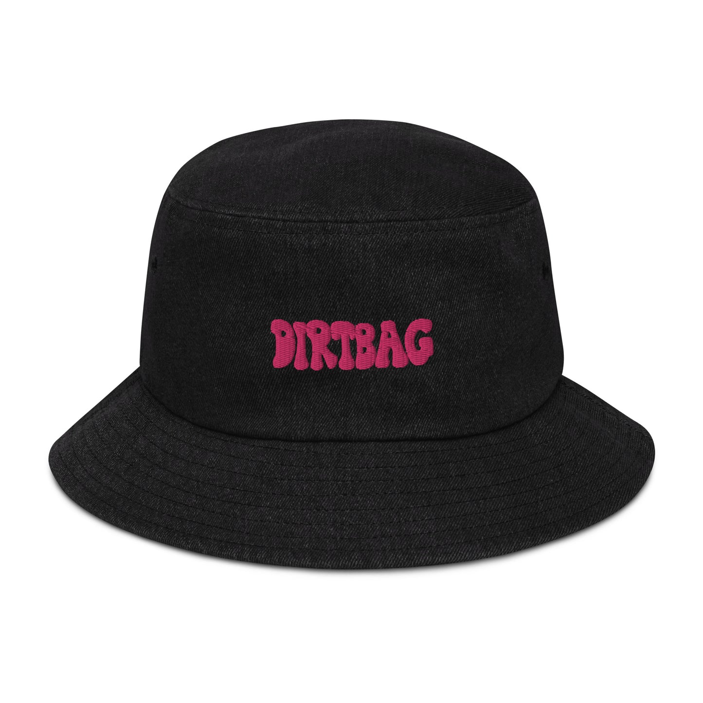 dirtbag denim bucket hat - pink