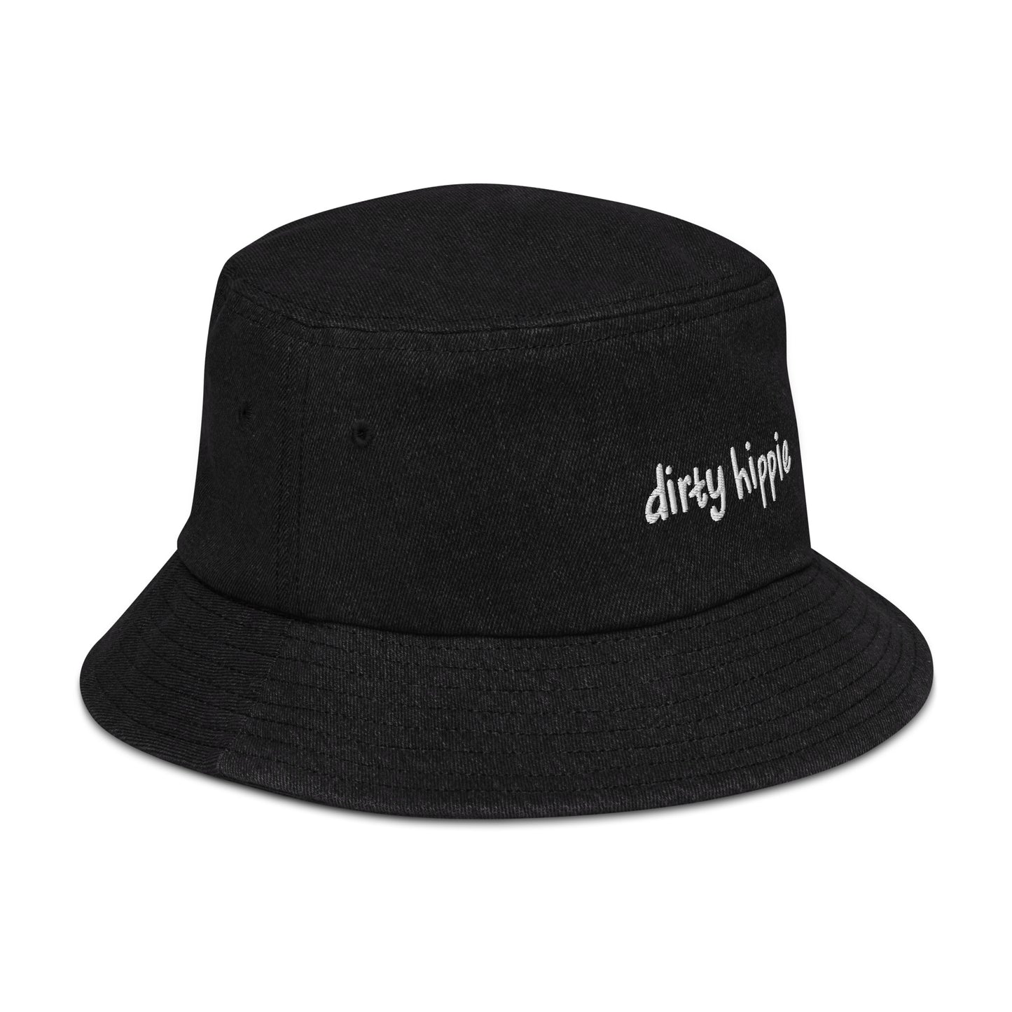 dirty hippie denim bucket hat