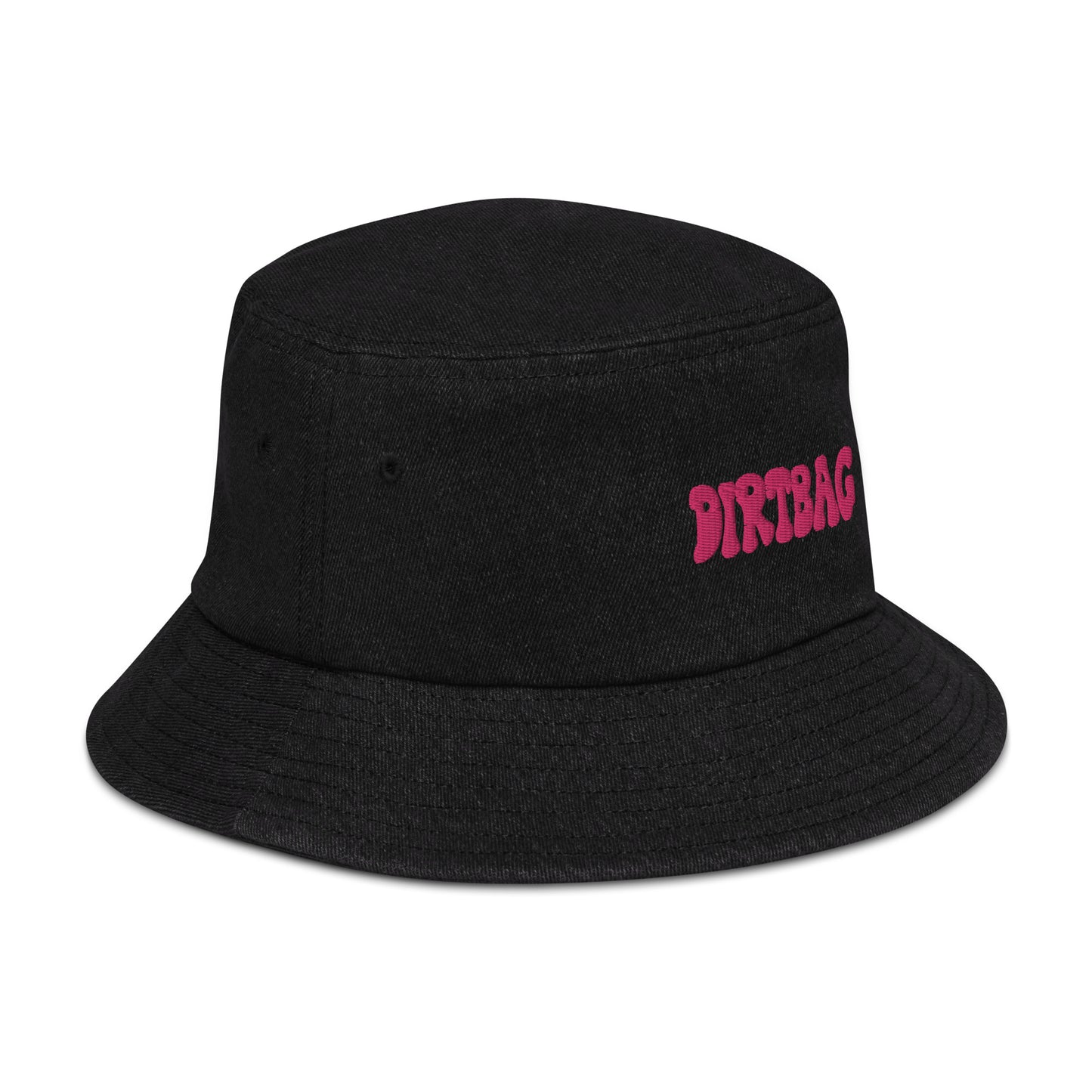 dirtbag denim bucket hat - pink