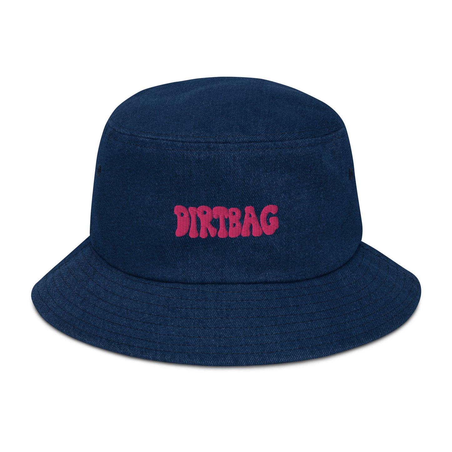 dirtbag denim bucket hat - pink