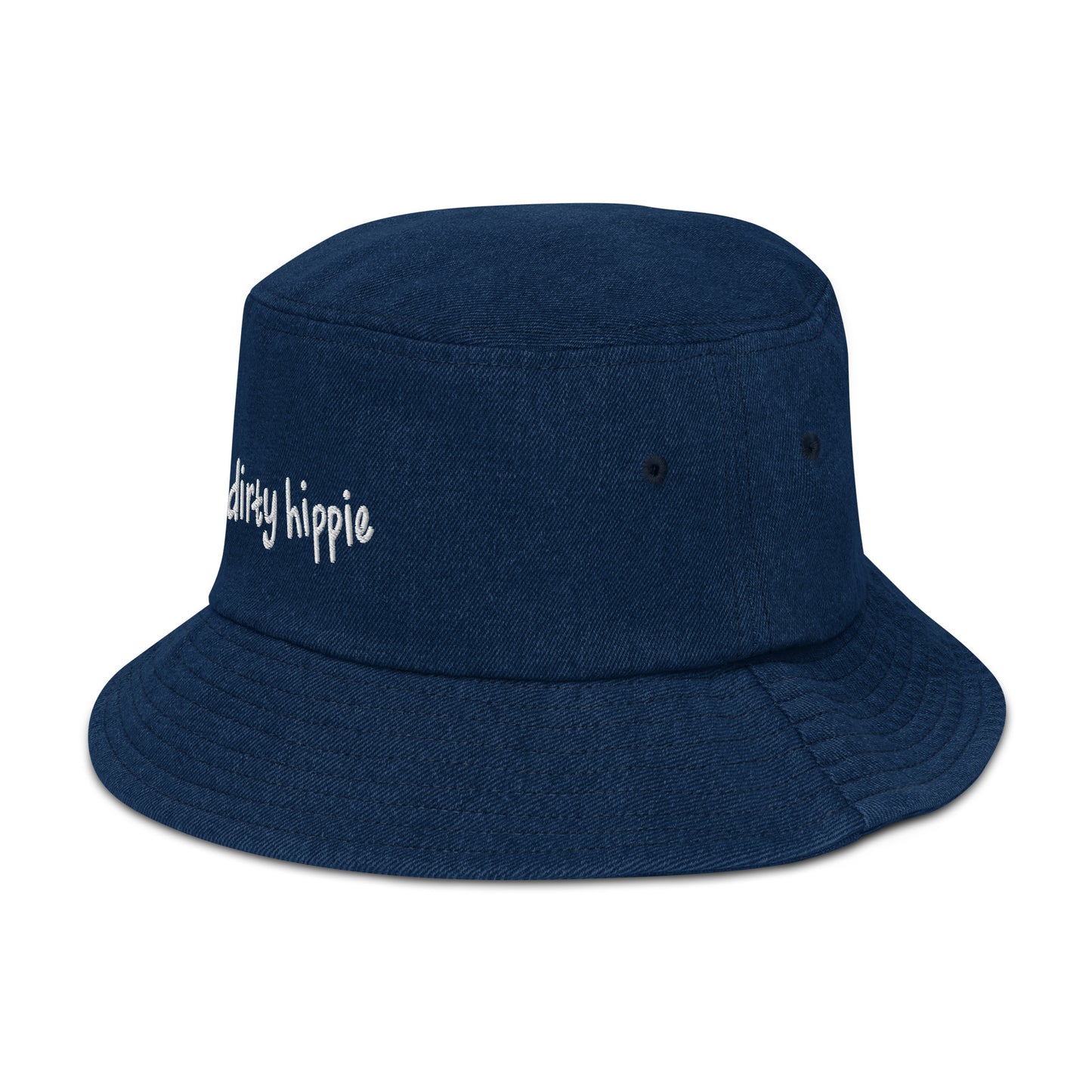 dirty hippie denim bucket hat