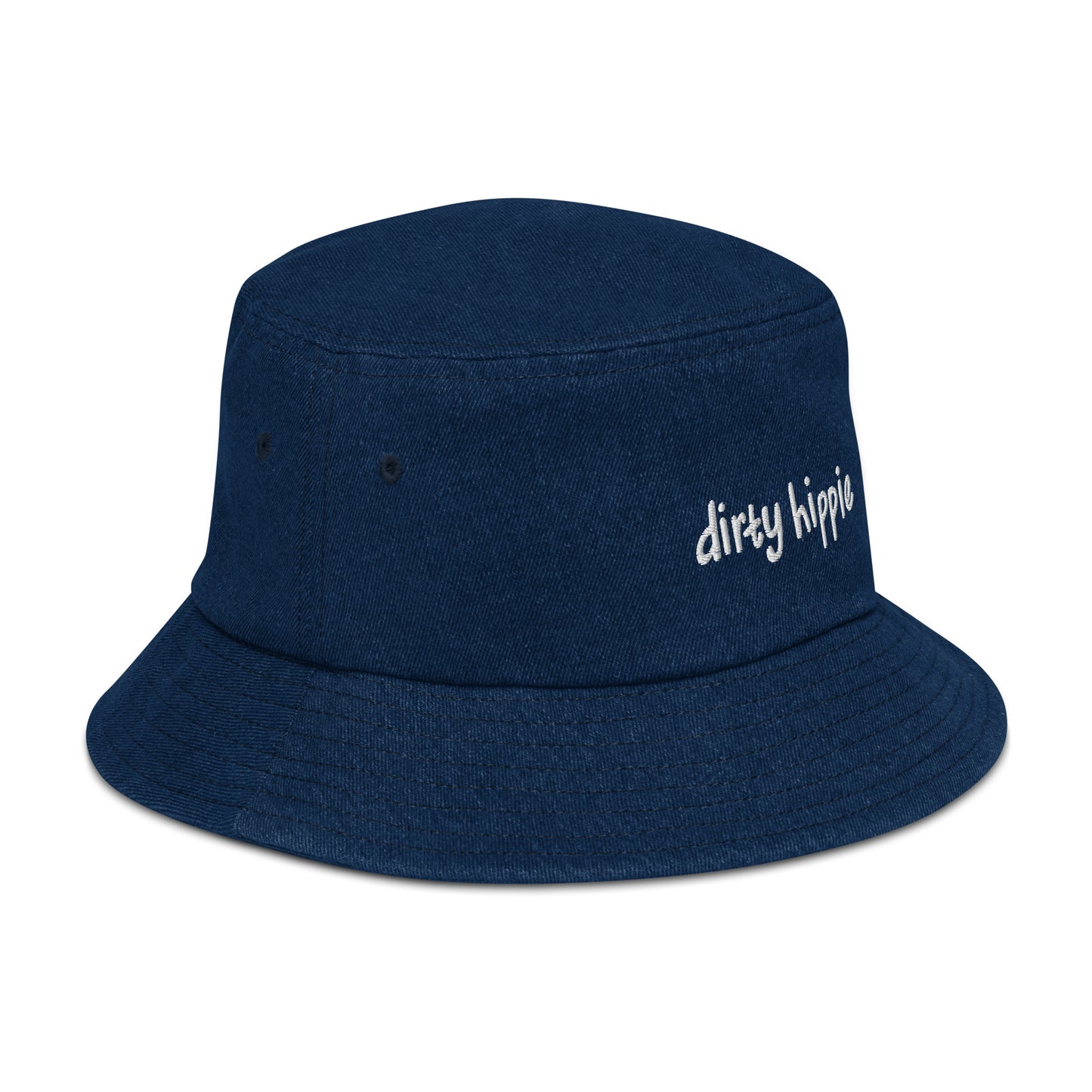 dirty hippie denim bucket hat