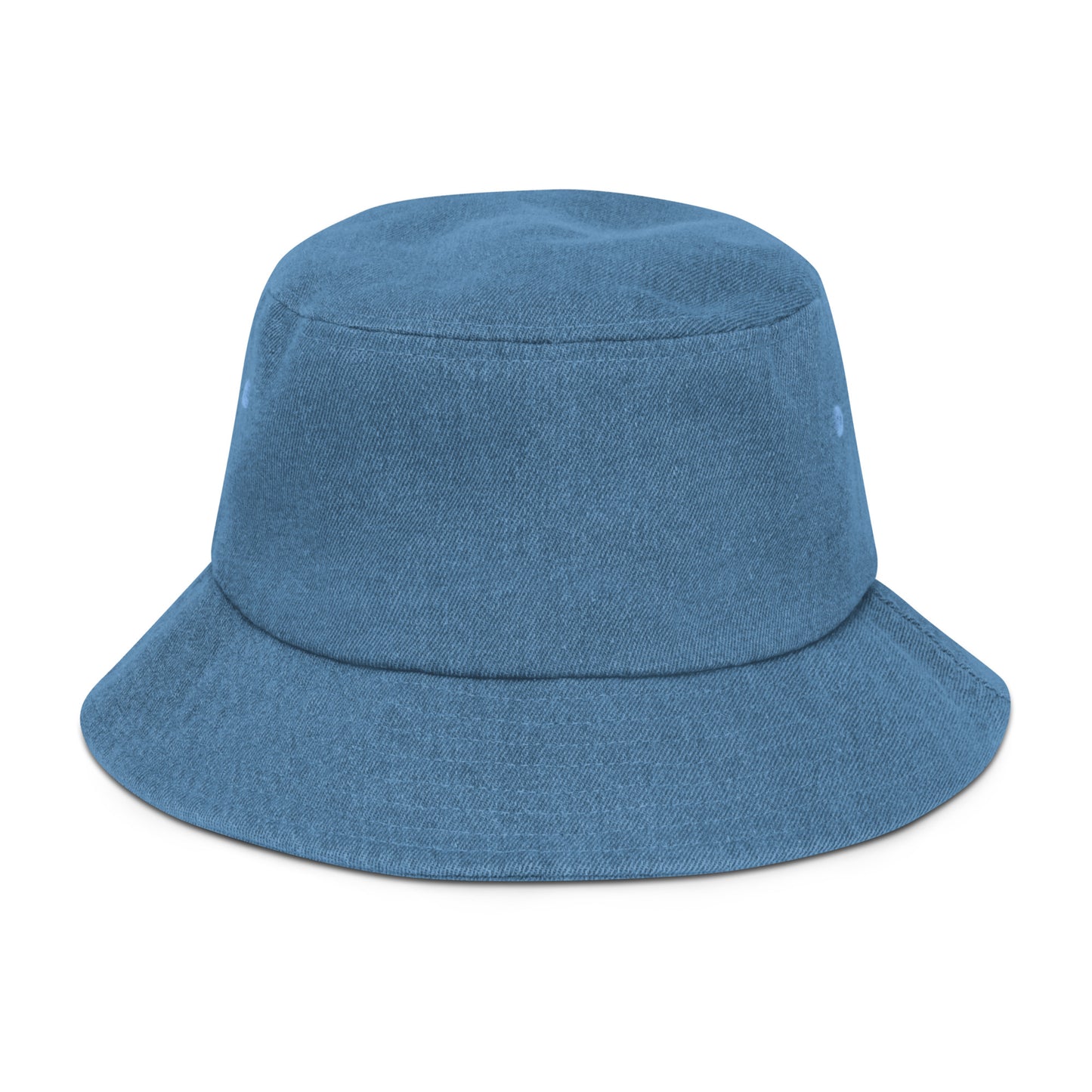 desert poppy denim bucket hat