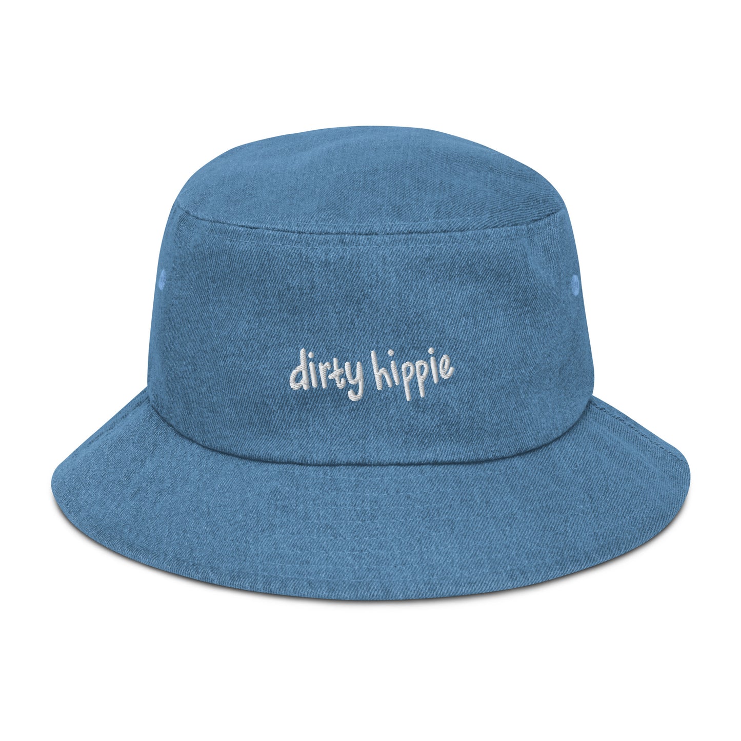 dirty hippie denim bucket hat