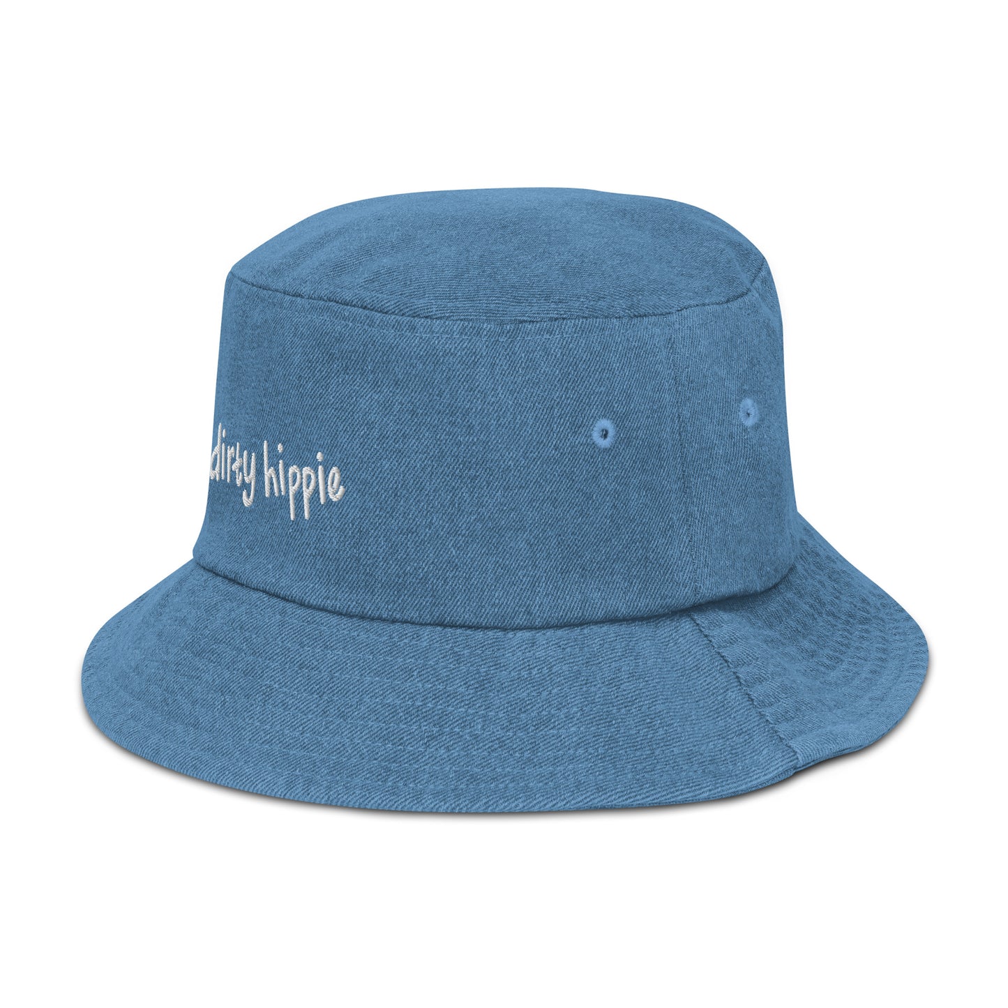 dirty hippie denim bucket hat