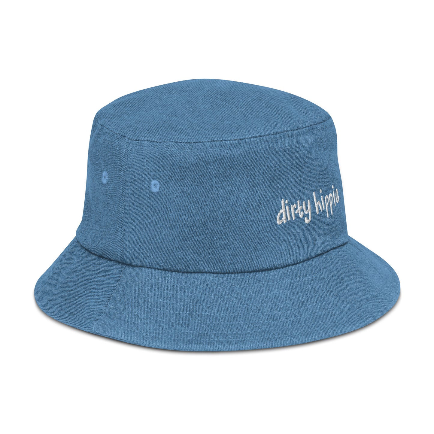 dirty hippie denim bucket hat