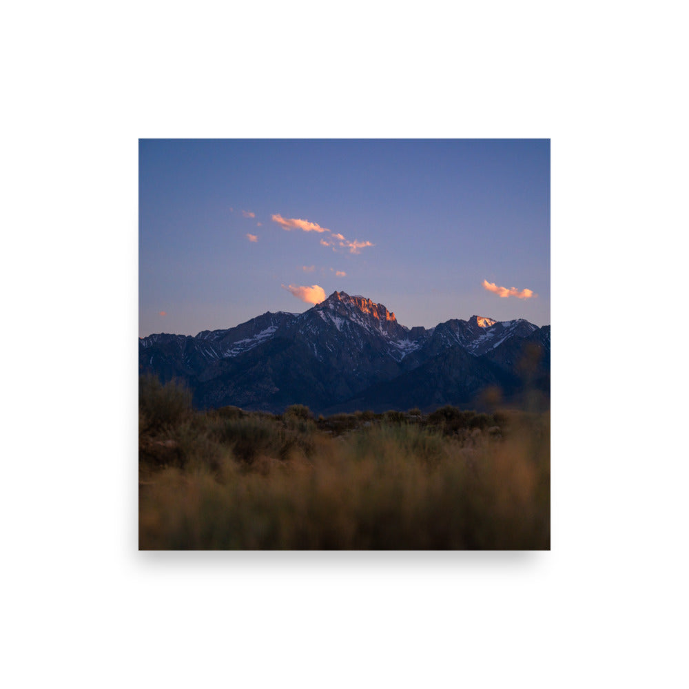 last light in eastern sierra