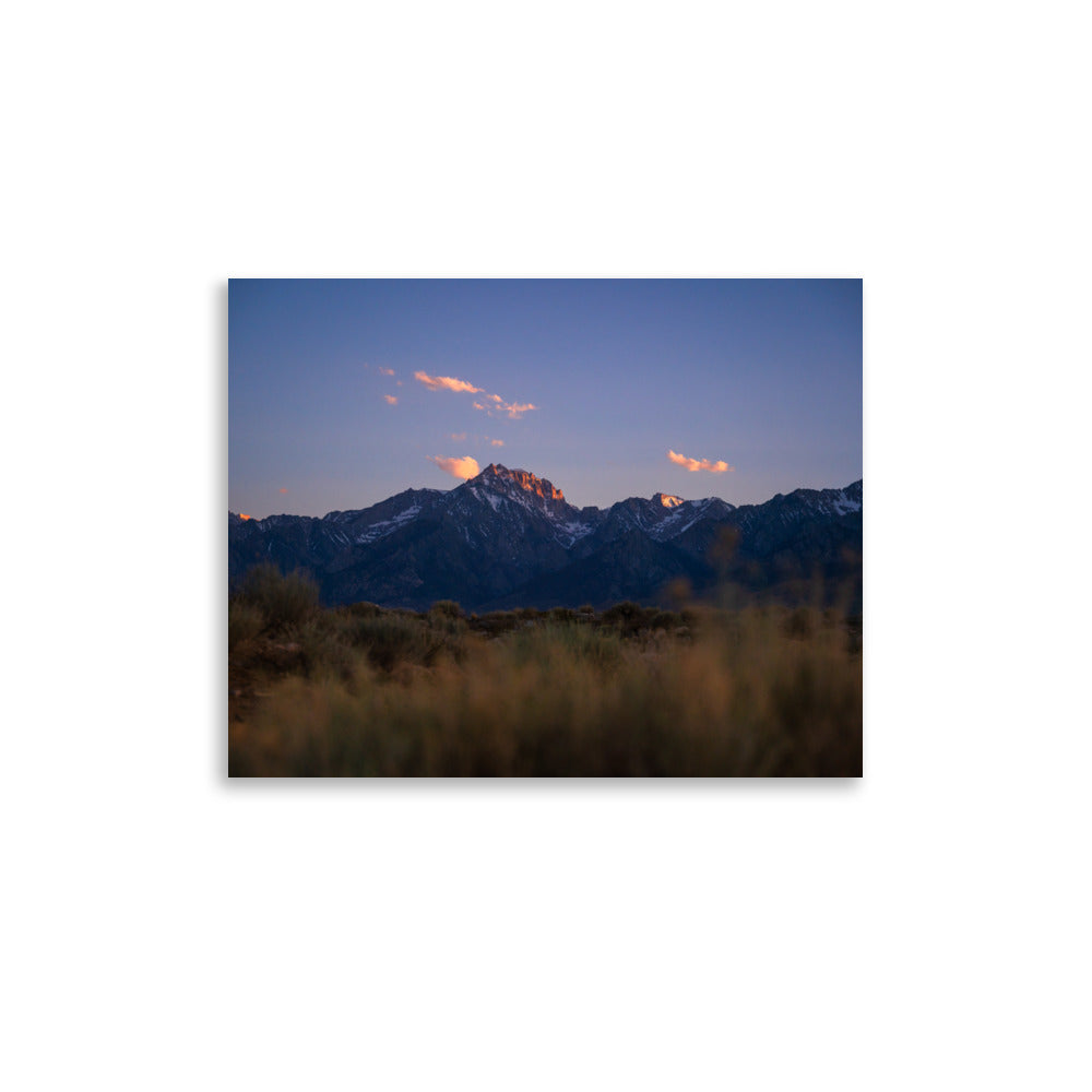 last light in eastern sierra