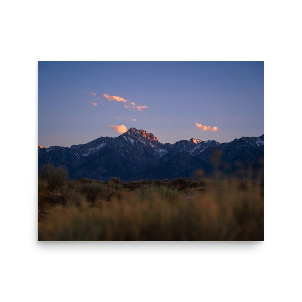 last light in eastern sierra