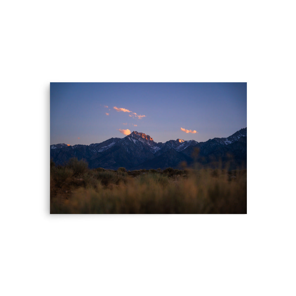 last light in eastern sierra