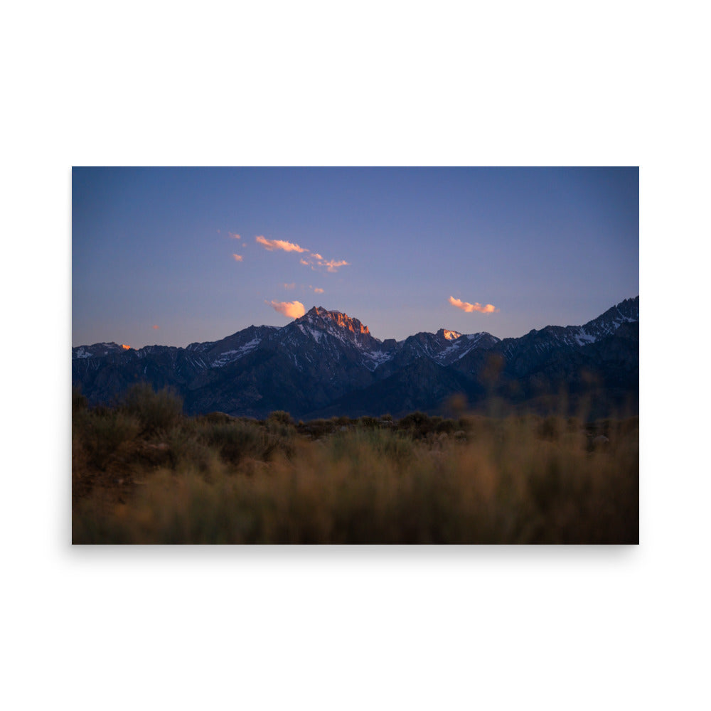 last light in eastern sierra