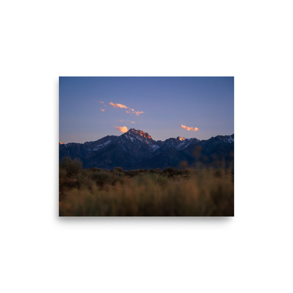 last light in eastern sierra