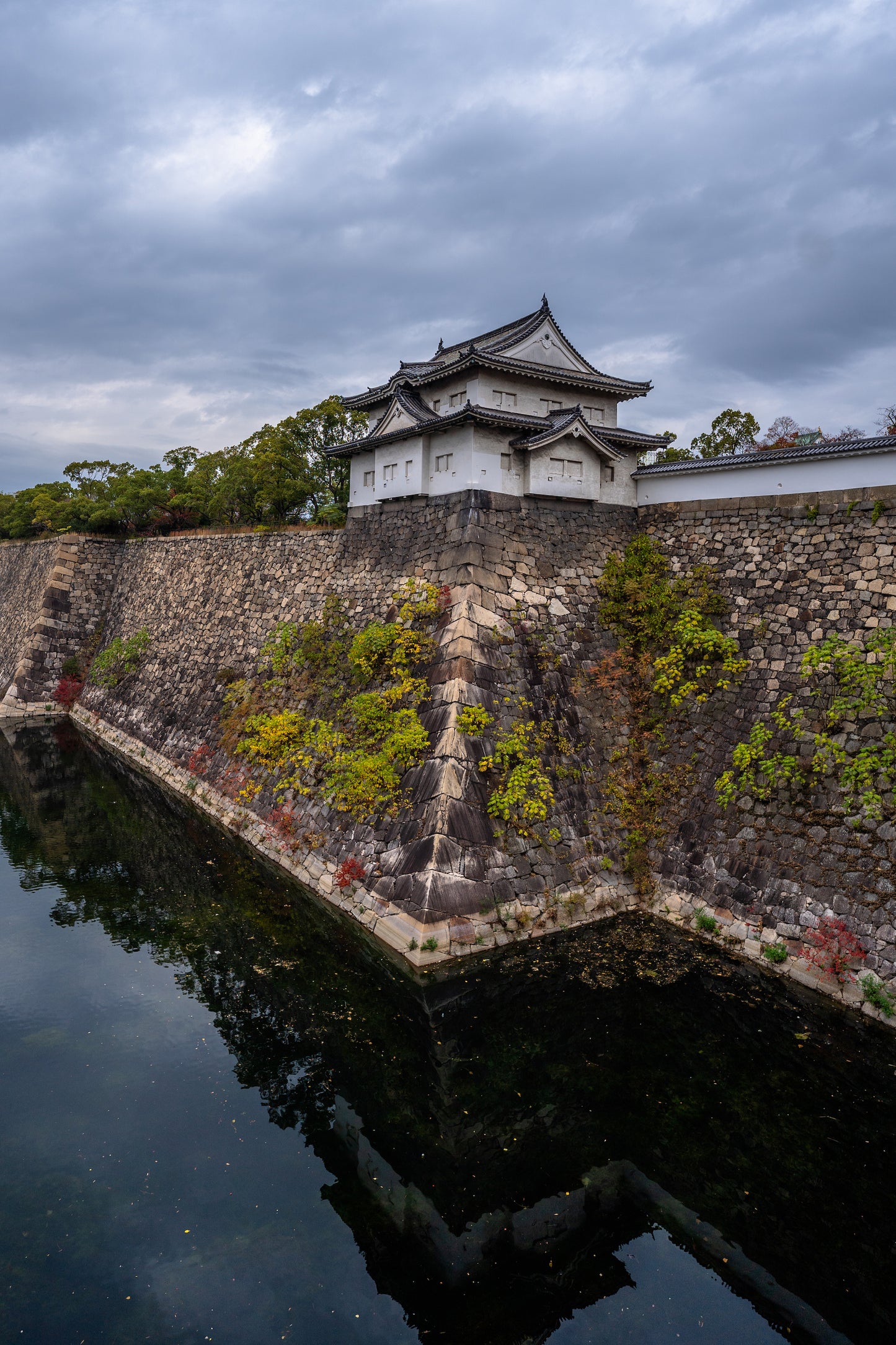 outside osaka castle