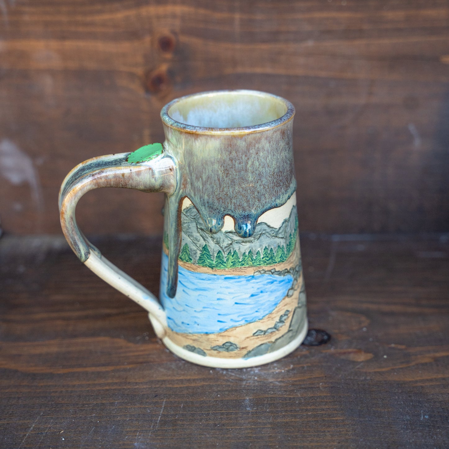 alpine lake hot springs mug