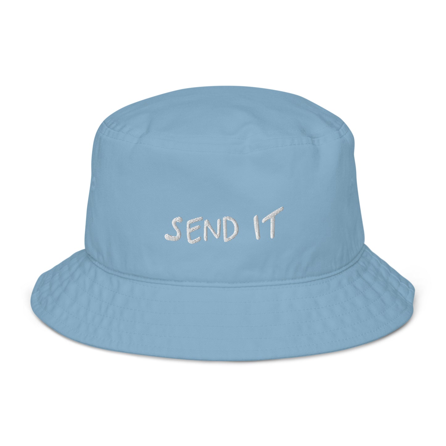 send it organic cotton bucket hat