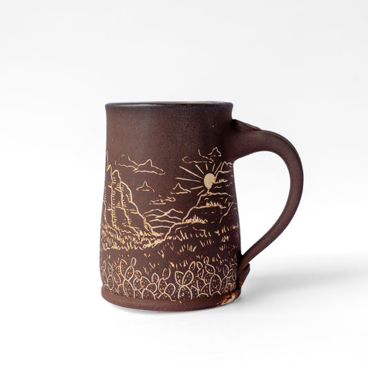 sedona sgraffito mug