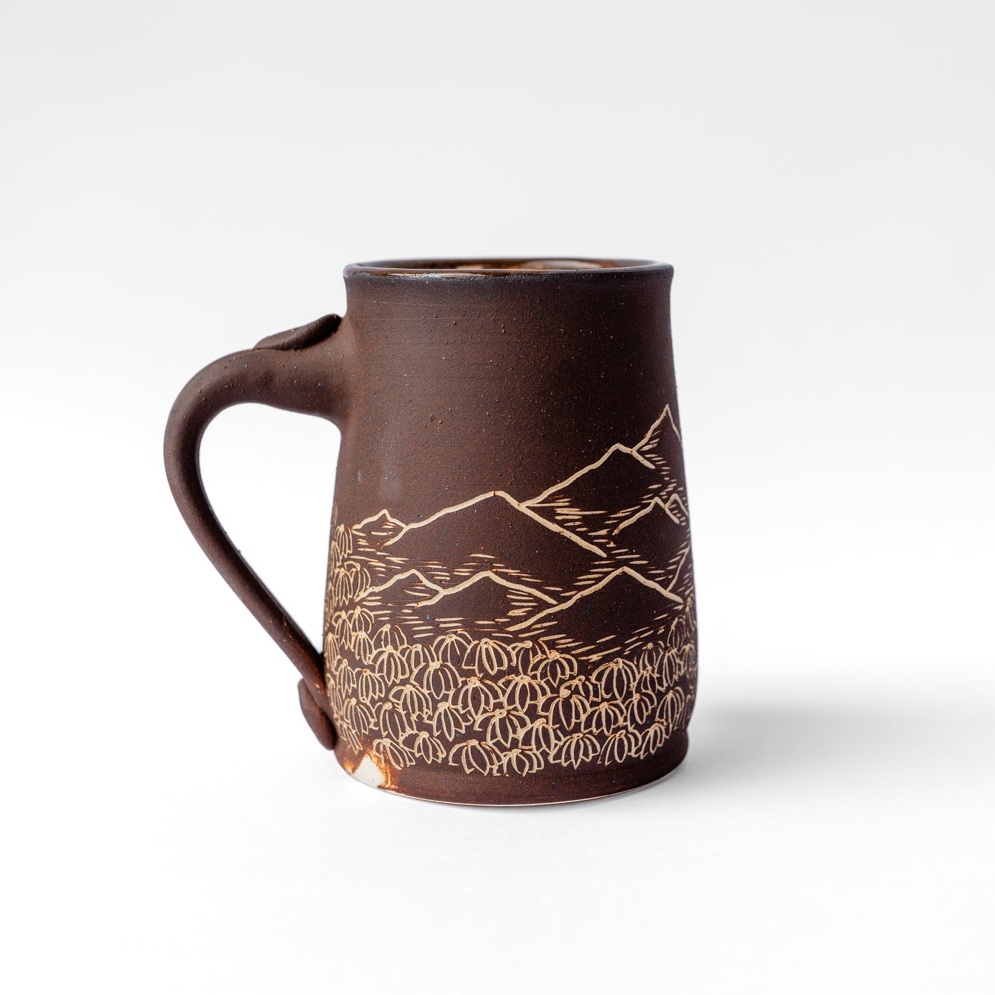 sierra range sgraffito mug