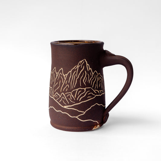 mt. whitney sgraffito mug