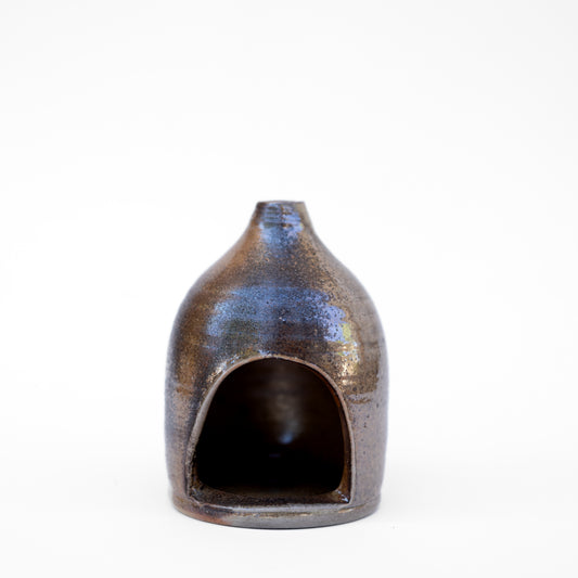 soda-fired incense burner