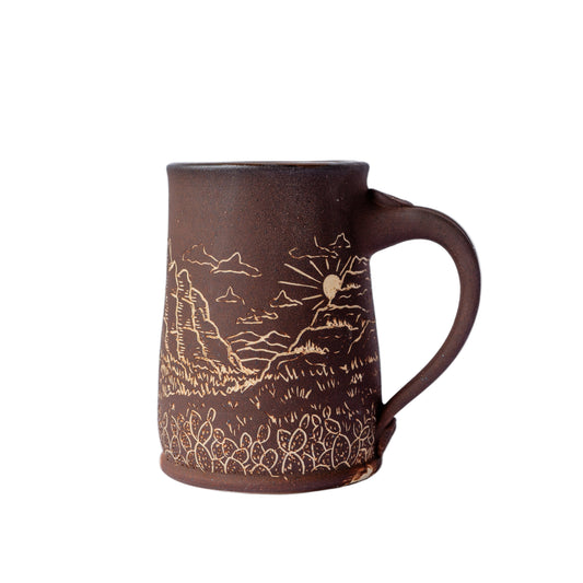 sedona sgraffito mug