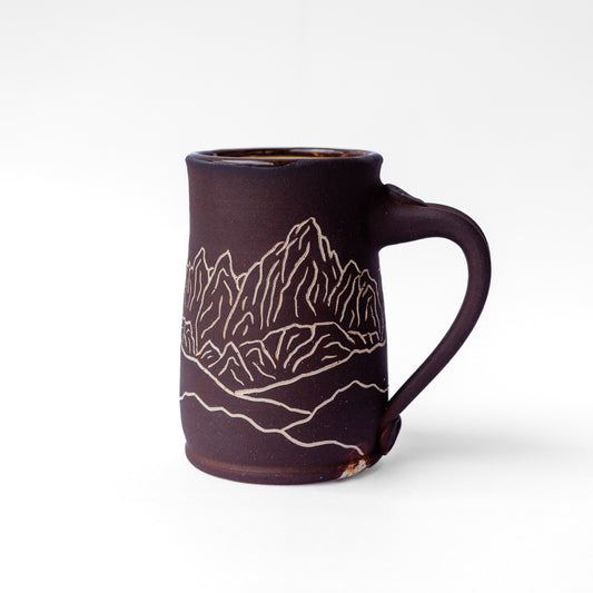 mt. whitney sgraffito mug