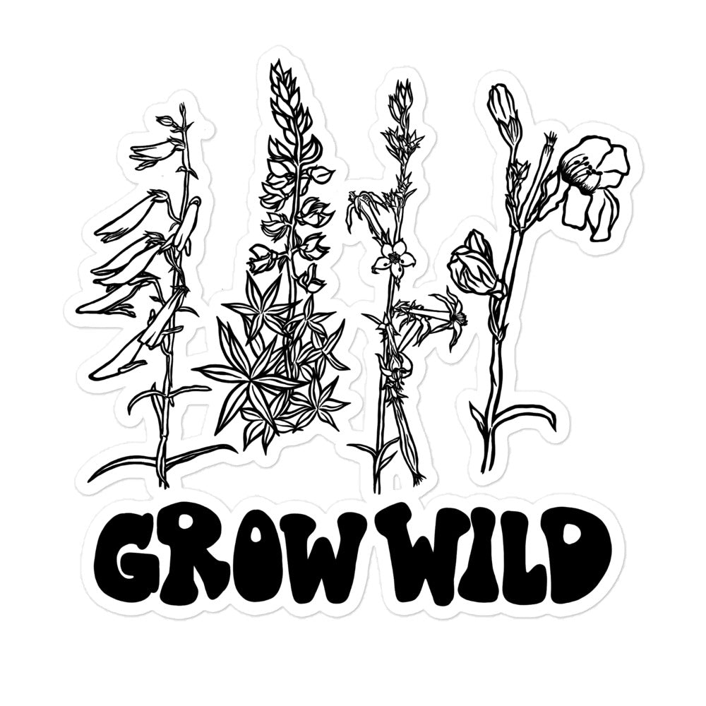 grow wild stickers