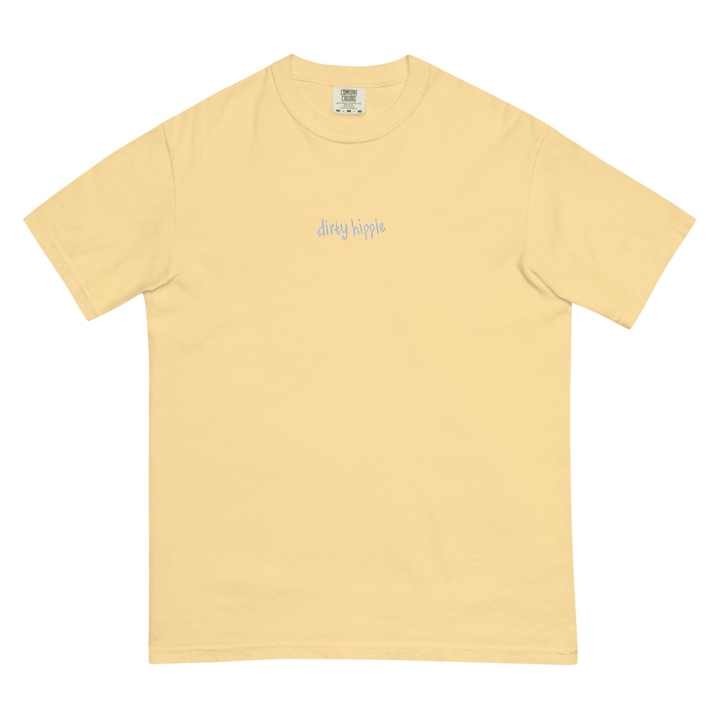 dirty hippie embroidered garment-dyed heavyweight t-shirt