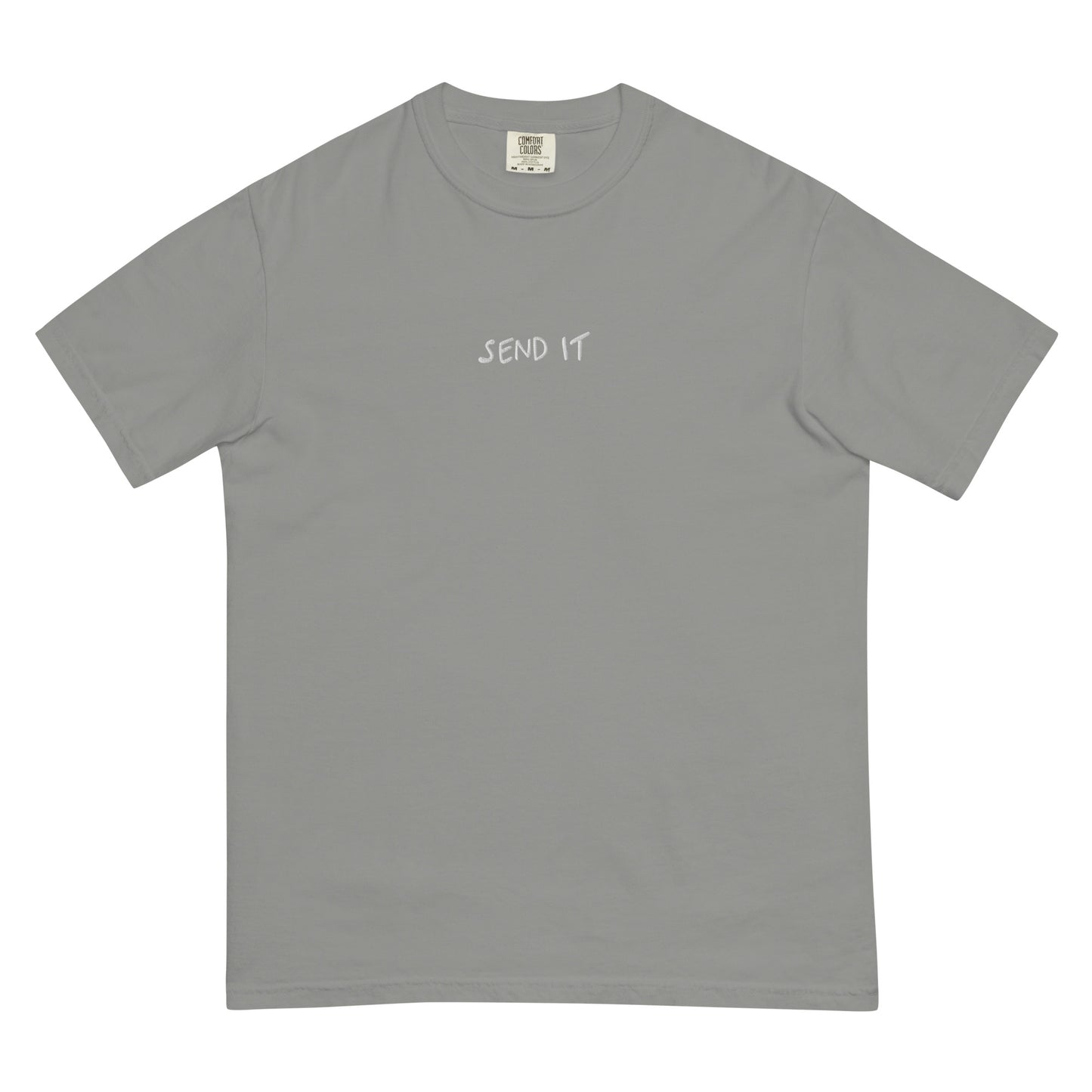 send it embroidered garment-dyed heavyweight t-shirt