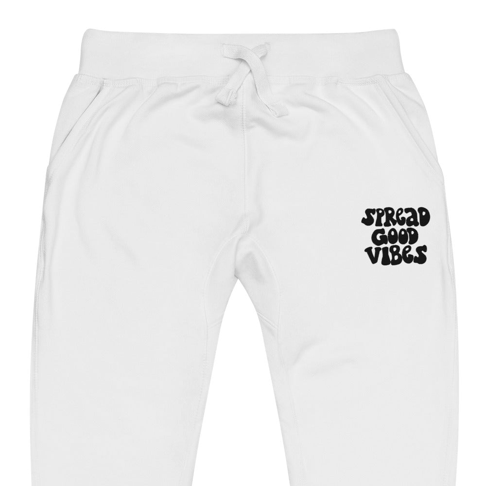 spread good vibes unisex fleece sweatpants – unearthed artworks