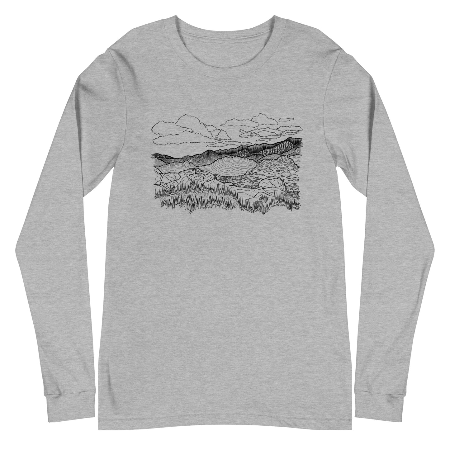 bishop landscape long sleeve tee