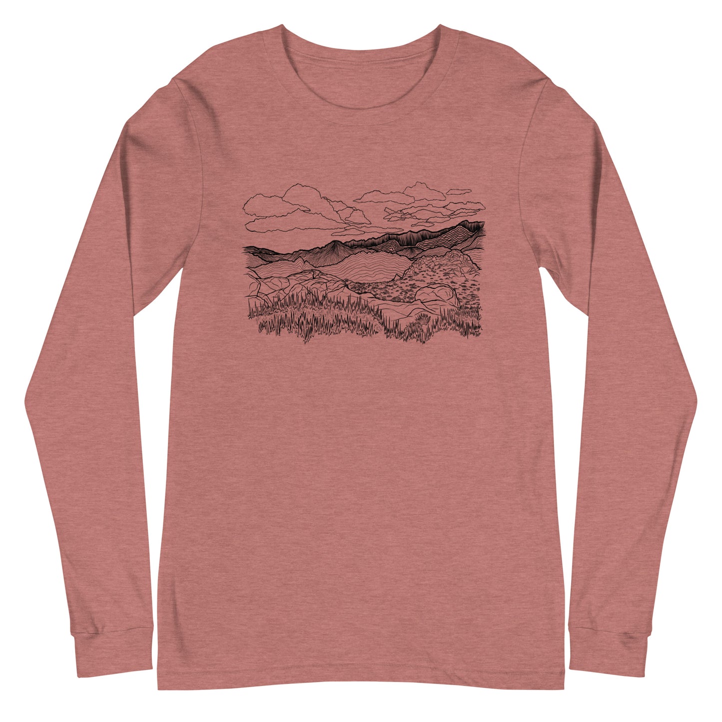 bishop landscape long sleeve tee